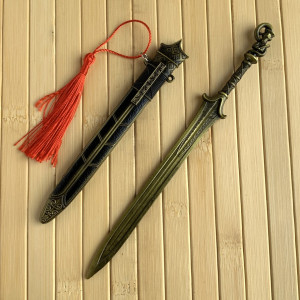  Пуэрное шило нож Золотой Меч династии Мин